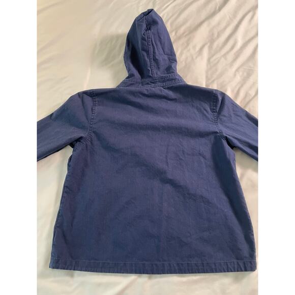 Coldwater Creek Blue Pullover Hooded Jacket SZ Small - Picture 3 of 8
